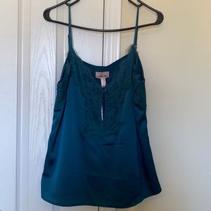 Willow and Root Satin tank top